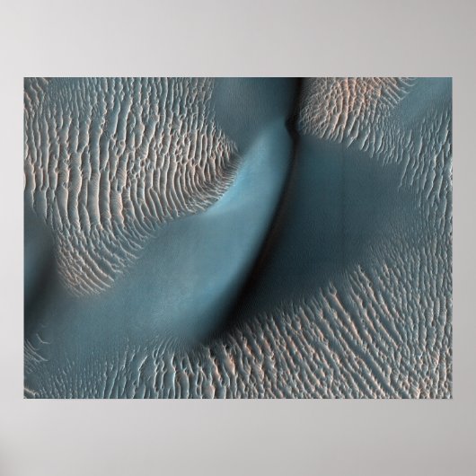 Mars Sand Dunes Poster (Voorkant)