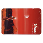 Mars Science fiction vintage poster Magneet (Horizontaal)