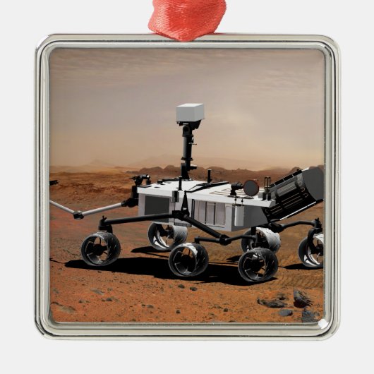 Mars Science Laboratory 2 Metalen Ornament (Voorkant)