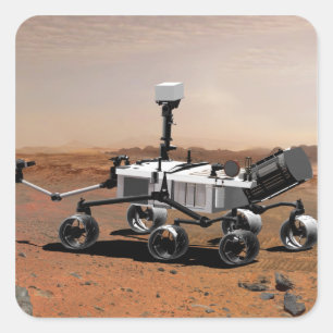 Mars Science Laboratory 2 Vierkante Sticker