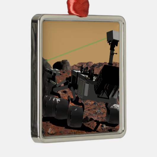 Mars Science Laboratory 3 Metalen Ornament (Rechts)