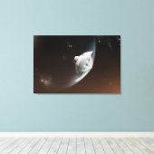 Mars Science Laboratory Aeroshell Capsule 2 Canvas Afdruk (Insitu (Houten vloer))