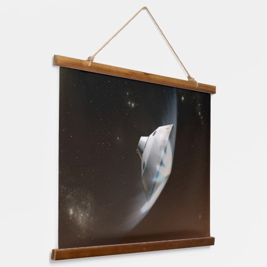 Mars Science Laboratory Aeroshell Capsule 2 Hangend Wandkleed (Gebogen)