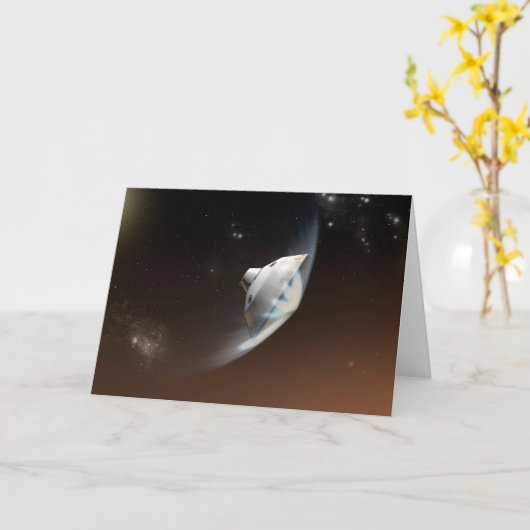 Mars Science Laboratory Aeroshell Capsule 2 Kaart (Gele Bloem)