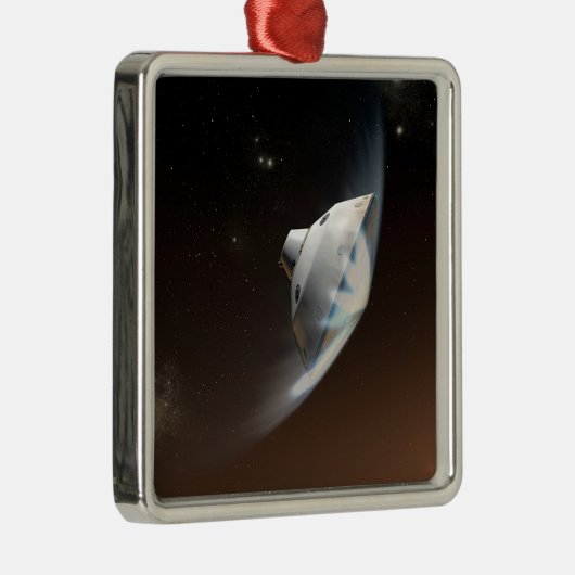Mars Science Laboratory Aeroshell Capsule 2 Metalen Ornament (Rechts)
