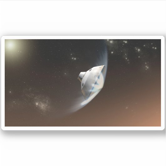 Mars Science Laboratory Aeroshell Capsule 2 Sticker (Voorkant)