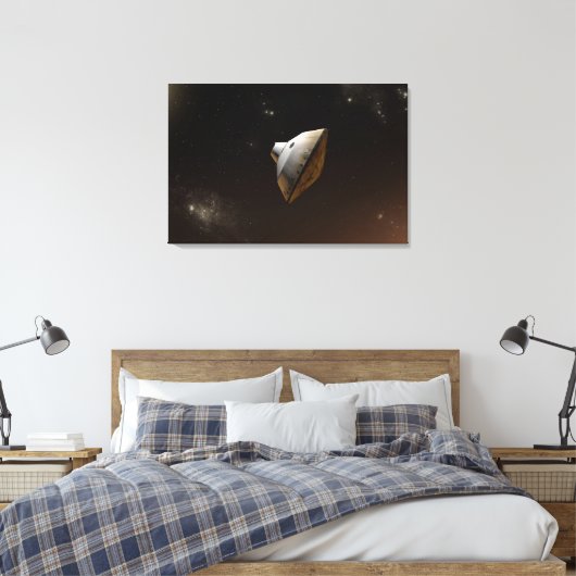 Mars Science Laboratory Aeroshell Capsule Canvas Afdruk (Insitu (Slaapkamer))