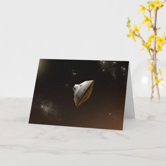 Mars Science Laboratory Aeroshell Capsule Kaart (Gele Bloem)