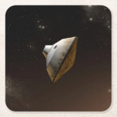 Mars Science Laboratory Aeroshell Capsule Kartonnen Onderzetters (Voorkant)