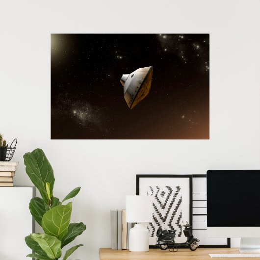 Mars Science Laboratory Aeroshell Capsule Poster (Thuiskantoor)
