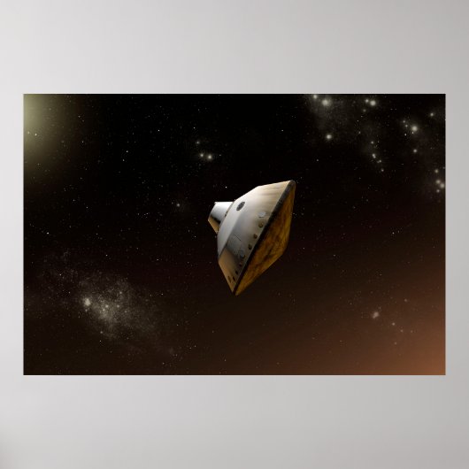 Mars Science Laboratory Aeroshell Capsule Poster (Voorkant)