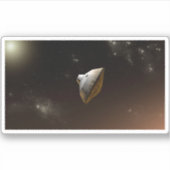 Mars Science Laboratory Aeroshell Capsule Sticker (Voorkant)