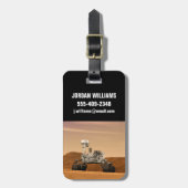 Mars Science Laboratory Curiosity Rover. 2 Bagagelabel (Voorkant verticaal)
