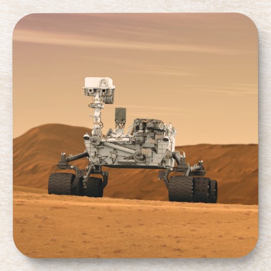Mars Science Laboratory Curiosity Rover. 2 Bier Onderzetter (Voorkant)