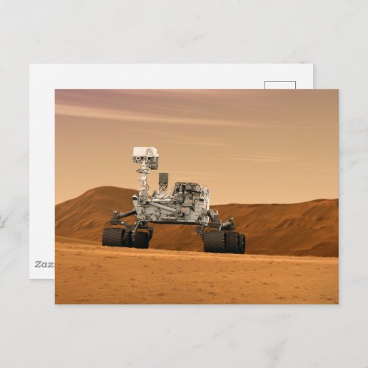 Mars Science Laboratory Curiosity Rover. 2 Briefkaart (Voorkant / Achterkant)