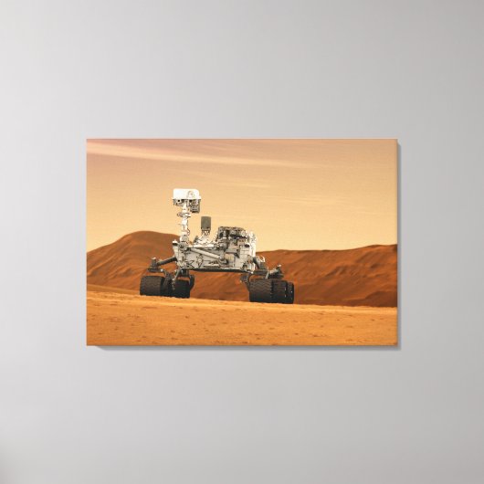 Mars Science Laboratory Curiosity Rover. 2 Canvas Afdruk (Voorkant)