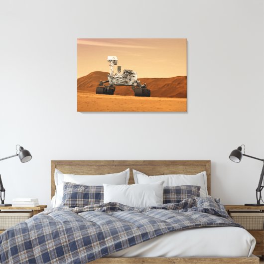 Mars Science Laboratory Curiosity Rover. 2 Canvas Afdruk (Insitu (Slaapkamer))