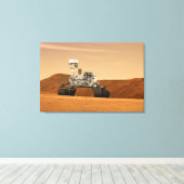 Mars Science Laboratory Curiosity Rover. 2 Canvas Afdruk (Insitu (Houten vloer))
