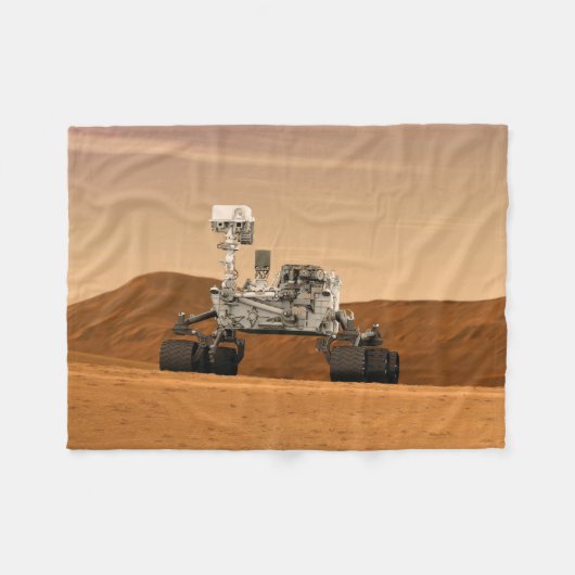 Mars Science Laboratory Curiosity Rover. 2 Fleece Deken (Voorkant (Horizontaal))