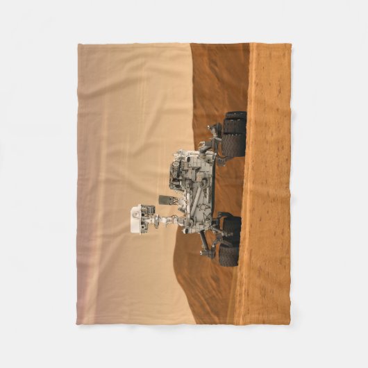 Mars Science Laboratory Curiosity Rover. 2 Fleece Deken (Voorkant)