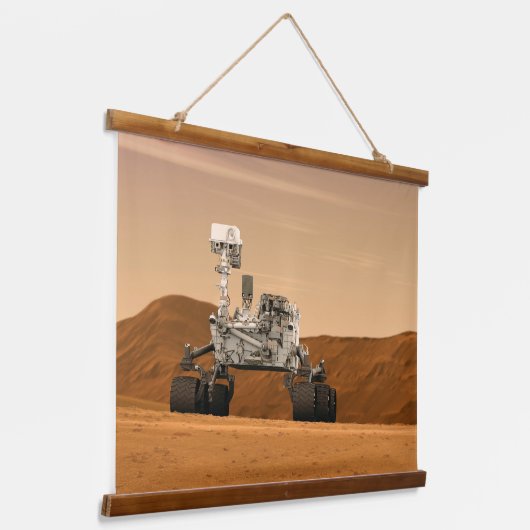 Mars Science Laboratory Curiosity Rover. 2 Hangend Wandkleed (Gebogen)