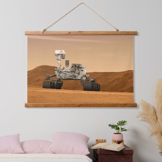 Mars Science Laboratory Curiosity Rover. 2 Hangend Wandkleed (Slaapkamer)
