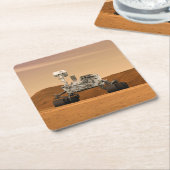 Mars Science Laboratory Curiosity Rover. 2 Kartonnen Onderzetters (Schuin)