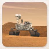 Mars Science Laboratory Curiosity Rover. 2 Kartonnen Onderzetters (Voorkant)