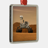 Mars Science Laboratory Curiosity Rover. 2 Metalen Ornament (Rechts)