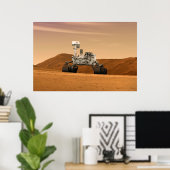 Mars Science Laboratory Curiosity Rover. 2 Poster (Thuiskantoor)