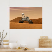 Mars Science Laboratory Curiosity Rover. 2 Poster (Keuken)