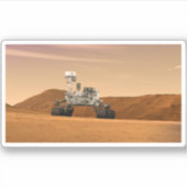 Mars Science Laboratory Curiosity Rover. 2 Sticker (Voorkant)