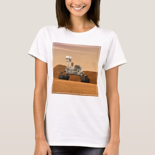 Mars Science Laboratory Curiosity Rover. 2 T-shirt (Voorkant)