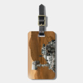 Mars Science Laboratory Curiosity Rover. 3 Bagagelabel (Voorkant verticaal)