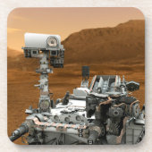 Mars Science Laboratory Curiosity Rover. 3 Bier Onderzetter (Voorkant)