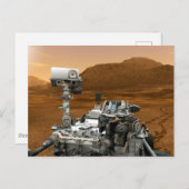 Mars Science Laboratory Curiosity Rover. 3 Briefkaart (Voorkant / Achterkant)