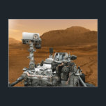Mars Science Laboratory Curiosity Rover. 3 Briefkaart<br><div class="desc">Cadeau Artistiek concept van Mars Science Laboratory Curiosity rover,  een mobiele robot voor het onderzoeken van Mars' vermogen om microbieel leven op peil te houden.</div>