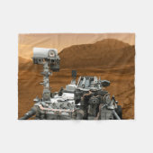Mars Science Laboratory Curiosity Rover. 3 Fleece Deken (Voorkant (Horizontaal))