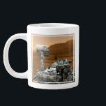 Mars Science Laboratory Curiosity Rover. 3 Grote Koffiekop<br><div class="desc">Cadeau Artistiek concept van Mars Science Laboratory Curiosity rover,  een mobiele robot voor het onderzoeken van Mars' vermogen om microbieel leven op peil te houden.</div>