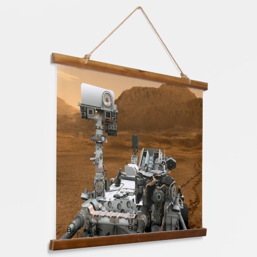 Mars Science Laboratory Curiosity Rover. 3 Hangend Wandkleed (Gebogen)