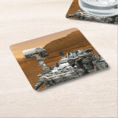 Mars Science Laboratory Curiosity Rover. 3 Kartonnen Onderzetters (Schuin)