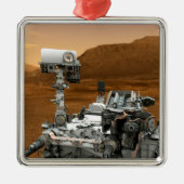Mars Science Laboratory Curiosity Rover. 3 Metalen Ornament (Voorkant)