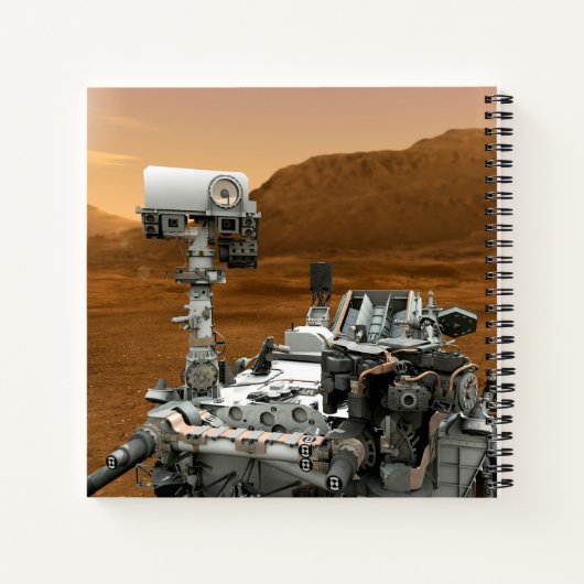 Mars Science Laboratory Curiosity Rover. 3 Notitieboek (Achterkant)