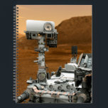 Mars Science Laboratory Curiosity Rover. 3 Notitieboek<br><div class="desc">Cadeau Artistiek concept van Mars Science Laboratory Curiosity rover,  een mobiele robot voor het onderzoeken van Mars' vermogen om microbieel leven op peil te houden.</div>