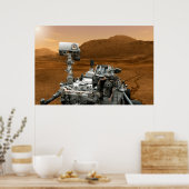 Mars Science Laboratory Curiosity Rover. 3 Poster (Keuken)