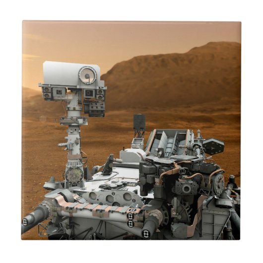 Mars Science Laboratory Curiosity Rover. 3 Tegeltje (Voorkant)