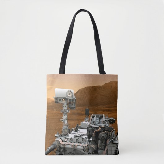 Mars Science Laboratory Curiosity Rover. 3 Tote Bag (Voorkant)