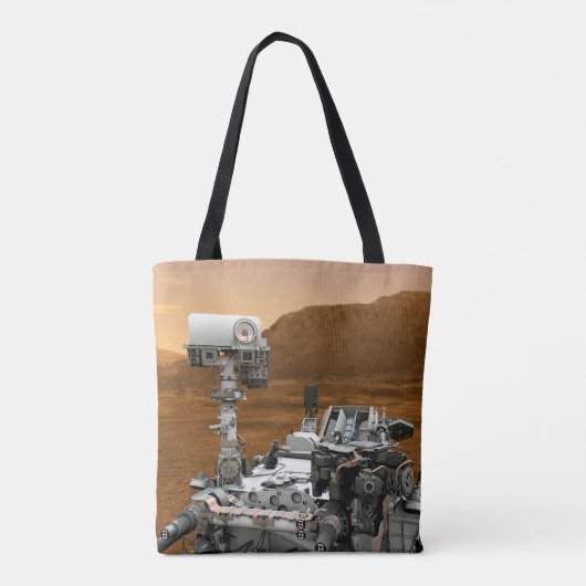 Mars Science Laboratory Curiosity Rover. 3 Tote Bag (Achterkant)