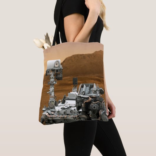 Mars Science Laboratory Curiosity Rover. 3 Tote Bag (Dichtbij)