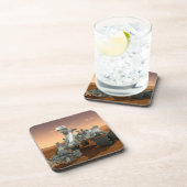 Mars Science Laboratory Curiosity Rover. 4 Bier Onderzetter (Rechterzijde)